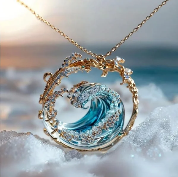 Ocean's Oath Hängande Halsband